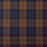 FA2-18 : Large Glen Check Walnut, Navy & Indigo