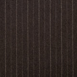 Gianni Chalk Stripe Club Room Brown lambswool cloth by Fox Brothers