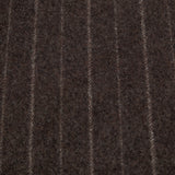 Gianni Chalk Stripe Club Room Brown lambswool cloth by Fox Brothers