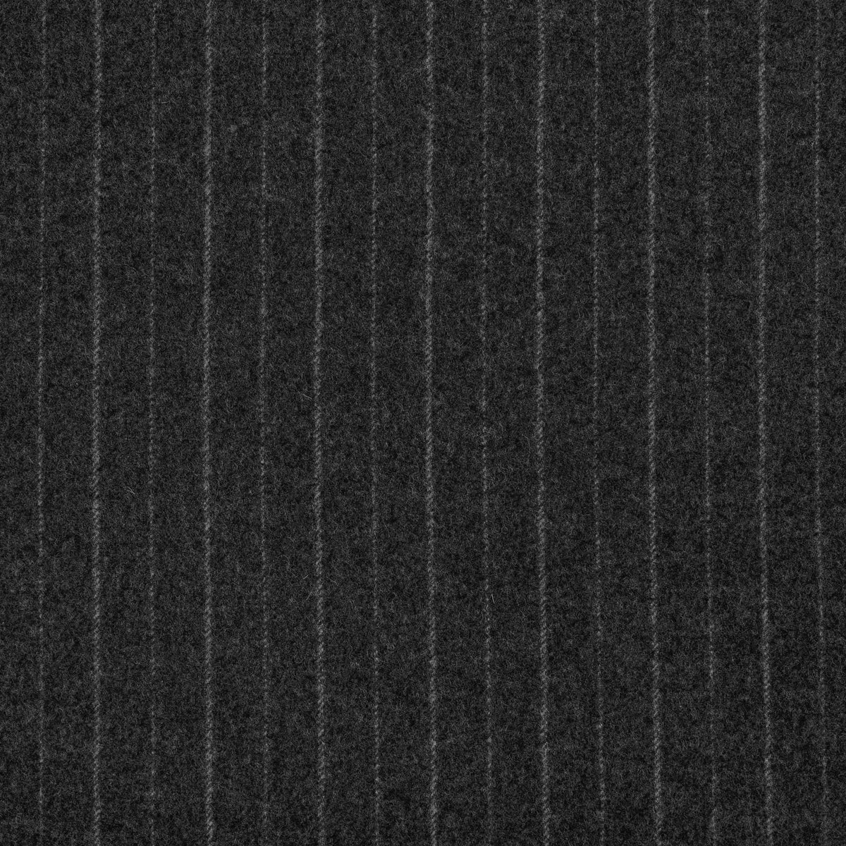 Gianni Chalk Stripe Milano Grey lambswool cloth by Fox Brothers