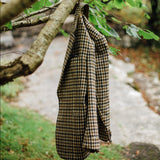 TD50 : Large Tonal Brown Gunclub Check Tweed