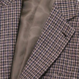 TD40 : Tonal Brown & Pink Houndstooth