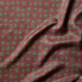 PL10 : Fox Lining Maroon Shield Motif