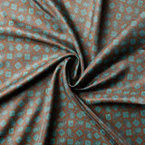 PL12 : Fox Lining Dark Brown Shield Motif