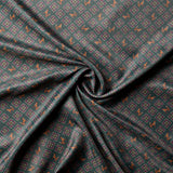 PL6 : Fox Lining Emerald Green Sitting Motif