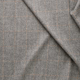 WF2-66 : Worsted Flannel Prince of Wales Check with Rust Deco