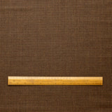 WF2-14 : Worsted Flannel Dark Brown Triple Houndstooth