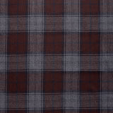 WF2-16 : Worsted Flannel Grey & Walnut Check