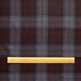 WF2-16 : Worsted Flannel Grey & Walnut Check