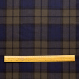 WF2-19 : Worsted Flannel Green & Royal Blue Check