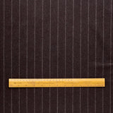 WF2-25 : Worsted Flannel Brown Shadow Stripe