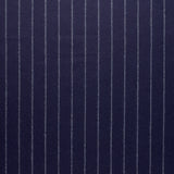 WF2-28 : Worsted Flannel Navy Shadow Stripe