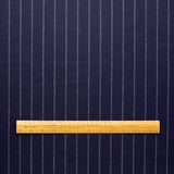 WF2-28 : Worsted Flannel Navy Shadow Stripe