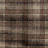 WF2-2 : Worsted Flannel Brown Check with Rust Deco