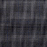 WF2-4 : Worsted Flannel Grey Check with Blue Deco