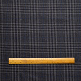 WF2-4 : Worsted Flannel Grey Check with Blue Deco