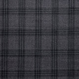 WF2-6 : Worsted Flannel Grey & Midnight Check