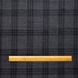 WF2-6 : Worsted Flannel Grey & Midnight Check