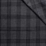 WF2-6 : Worsted Flannel Grey & Midnight Check
