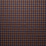 WF2-12 : Worsted Flannel Brown & Blue Check