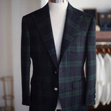SP1 : Bottle Green, Admiral Blue & Stout Black Check