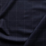 WT8 : Worsted Classics Navy Windowpane