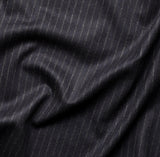 CL2-52 : Classic Flannel Narrow Chalk Stripe Navy