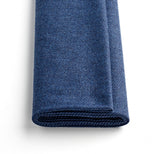 Denim Blue Herringbone Jacketing Folded Over