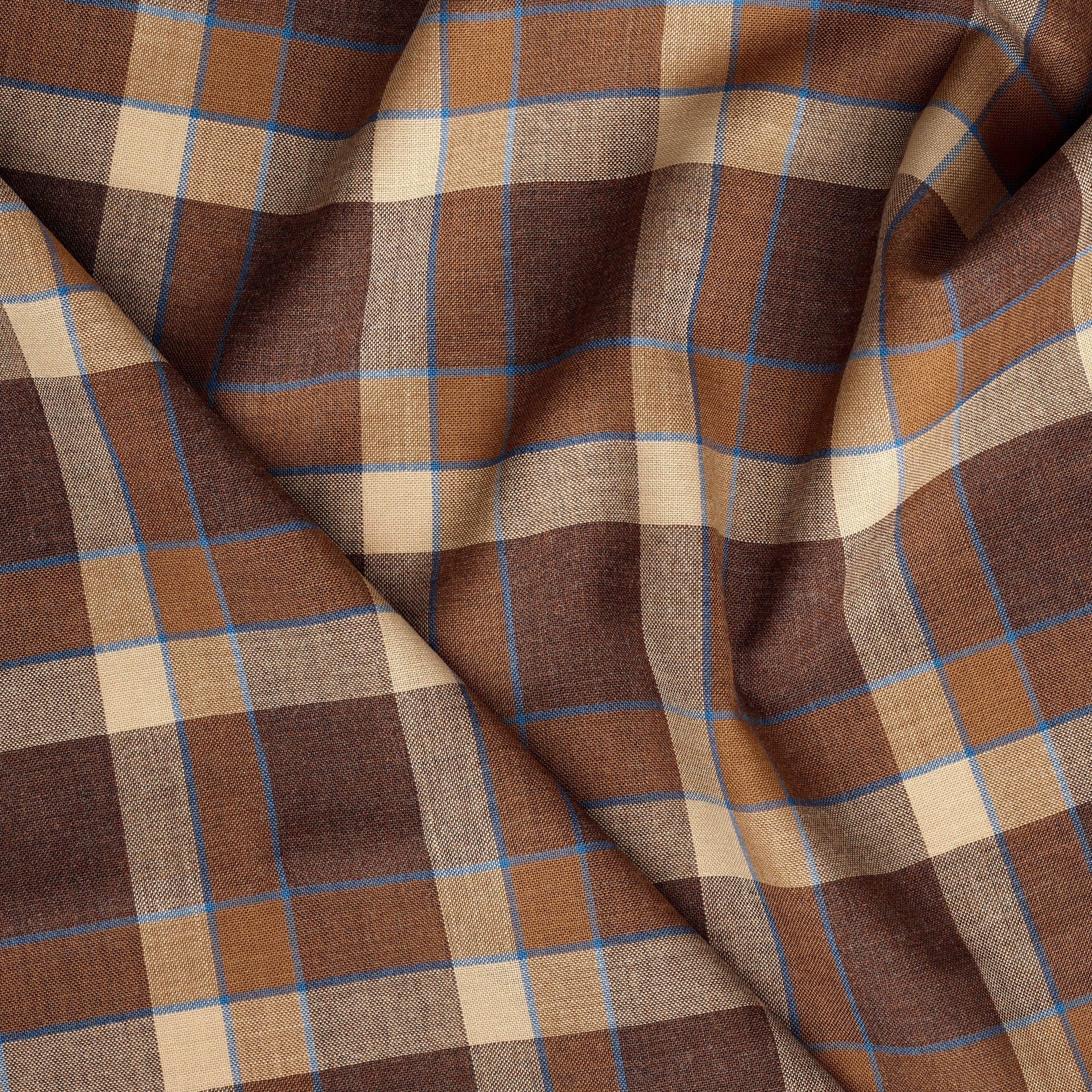 FJ24 : Chestnut Madras Check