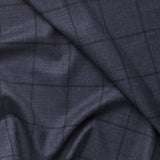 GF61 : Golden Fox Denim Blue Wide Windowpane