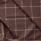 GF62 : Golden Fox Brown Wide Windowpane