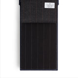 GF21 : Golden Fox Extra Wide Ebony Pinstripe