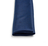 Navy Herringbone Jacketing Folded Over