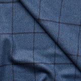 Denim Blue Windowpane Jacketing