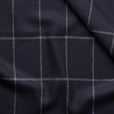 Navy Windowpane Jacketing