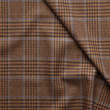 Chocolate Brown Glen Check Jacketing