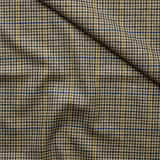 Fawn, Muted Yellow & Royal Blue Puppytooth (with Deco)