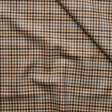 Champagne, Taupe & Capri Blue Houndstooth
