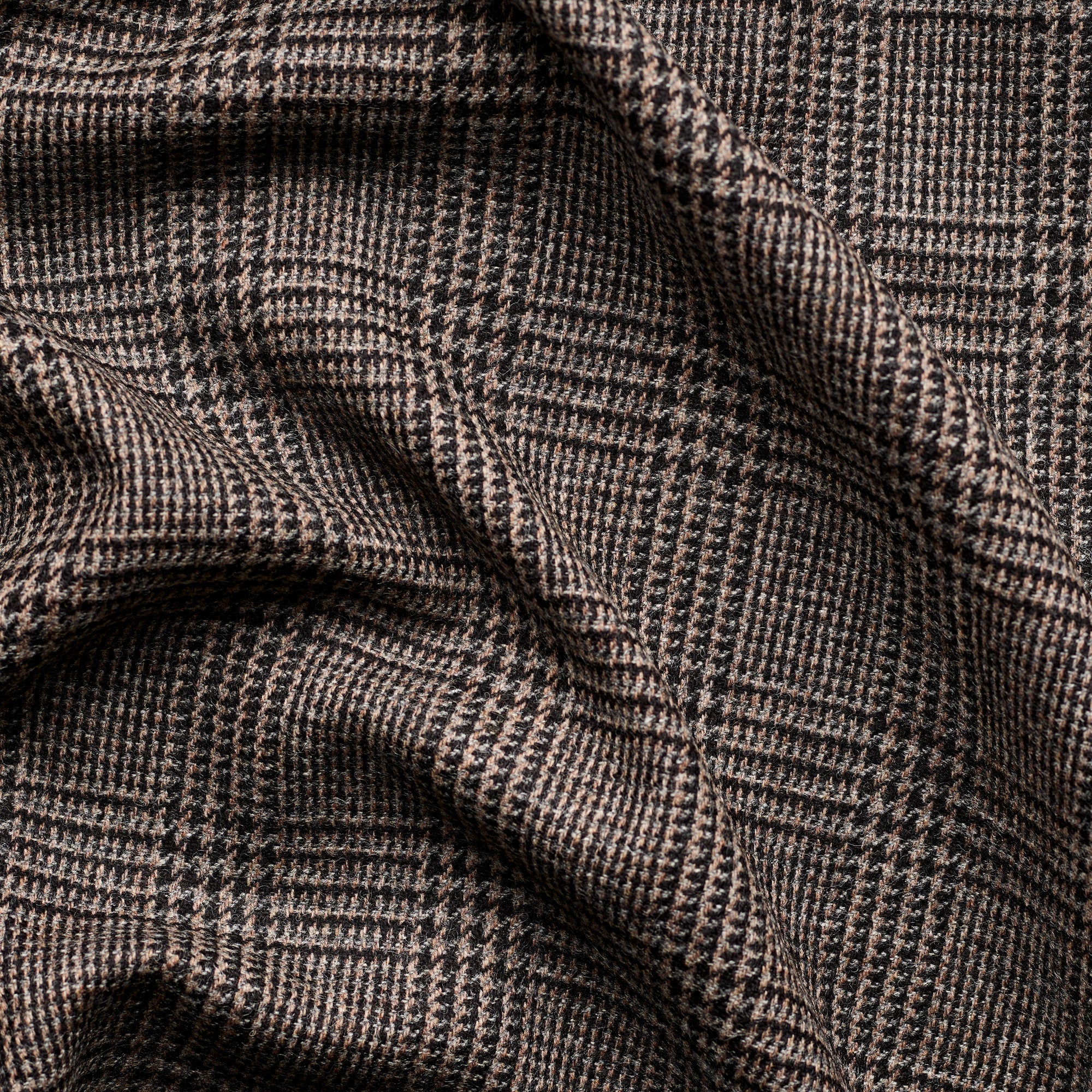 TD25 : Brown Slate Glen Check Tweed – Fox Brothers & Co Ltd