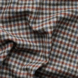 TD51 : Large Pale Blue, Green & Russet Gunclub Check Tweed
