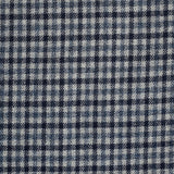 TD53 : Large Tonal Blue Gunclub Check Tweed