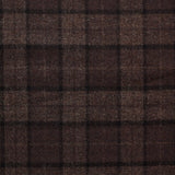 TD63 : Chocolate Brown Tweed Plaid