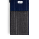 GF16 : Golden Fox Wide Dark Mid Grey Pinstripe