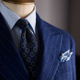 FD188 : Old English Blue Chalk Stripe