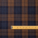 FA2-18 : Large Glen Check Walnut, Navy & Indigo