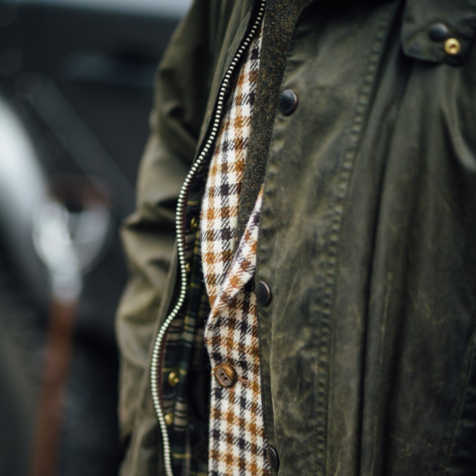 TD50 : Large Tonal Brown Gunclub Check Tweed – Fox Brothers TD50 : Large Tonal Brown Gunclub Check Tweed – Fox Brothers