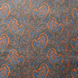 PL17 : Fox Lining Green and Orange Paisley