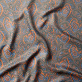 PL17 : Fox Lining Green and Orange Paisley