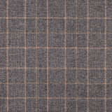 VF2-37 Howard: West of England Charcoal, Flint and Chestnut Glencheck