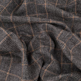VF2-37 Howard: West of England Charcoal, Flint and Chestnut Glencheck